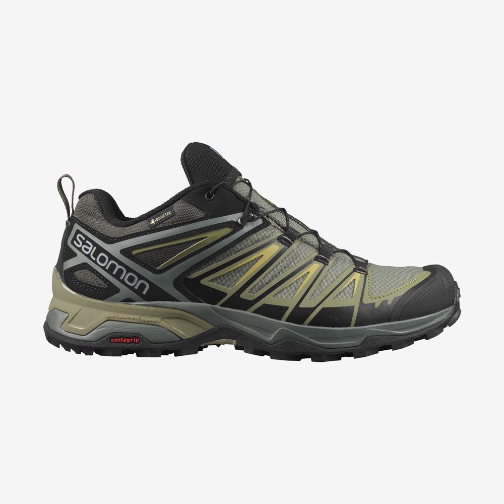 Zapatillas Trekking Salomon Hombre Doradas - Salomon Argentina X ULTRA 3 GORE-TEX,106547-QJH